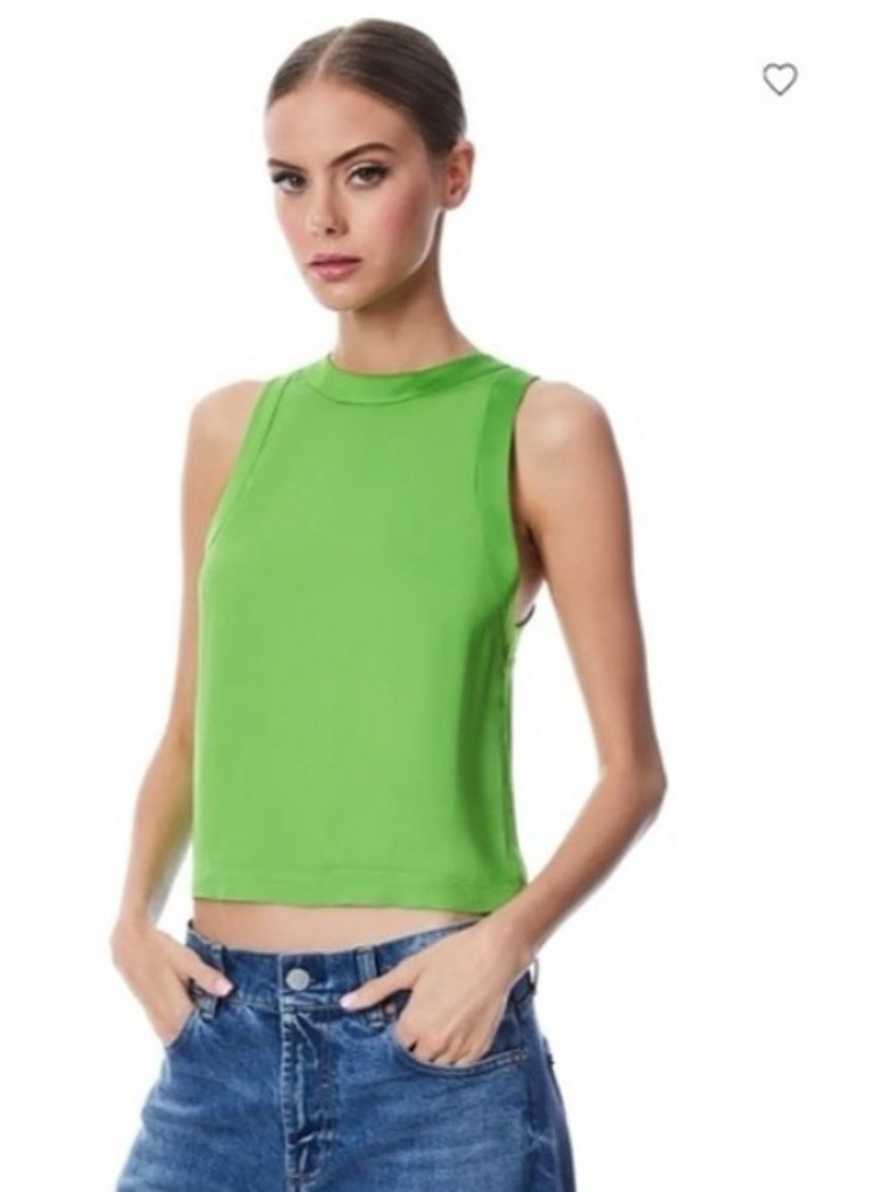 Alice & Olivia Sleeveless Shell Tank Top